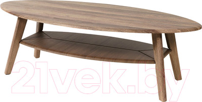Журнальный столик Мебелик Серфинг (грецкий орех/акация)