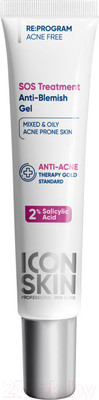 Гель для лица Icon Skin SOS Treatment Для точечного нанесения против воспалений (20мл)
