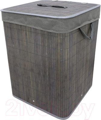 Корзина для белья Рыжий кот BLB-08-G / 104492 (серый)