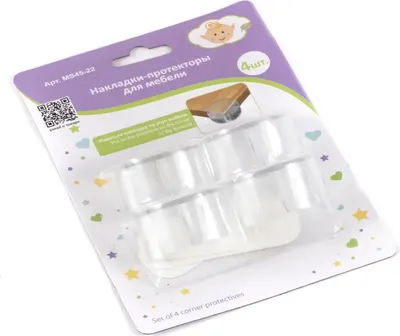 Набор накладок защитных для мебели Белбогемия MS45-22 / 101624