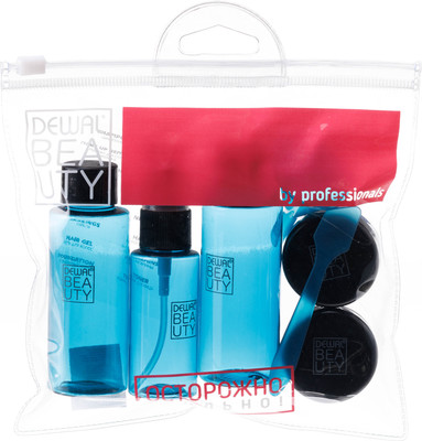 Набор флаконов для косметики Dewal Beauty / DBTS5SG