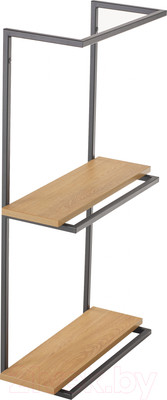 Полка РасГар Ассистент (черный/дуб сантана)