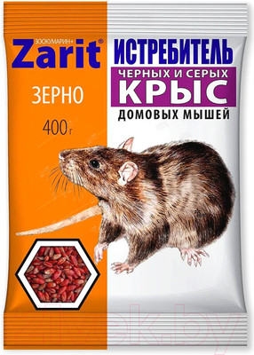 Средство для борьбы с вредителями Zarit Зерно. Летто (400г)