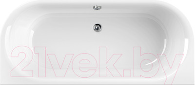 Ванна акриловая Cezares Metauro-Wall-180-80-40-W37