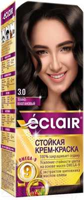 Крем-краска для волос Eclair 3.0 (темно-каштановый)