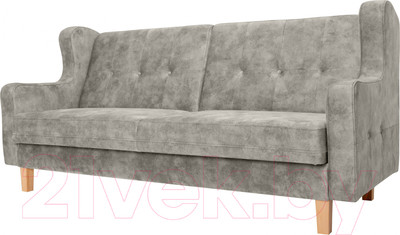 Диван KRONES Тесей мод.2 (велюр серый)
