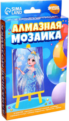 Набор алмазной вышивки Школа талантов Снежная принцесса / 7402662