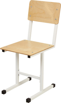 Стул детский Polini Kids City / 0002611.62 (S, белый/дуб пастельный)