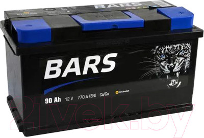 Автомобильный аккумулятор BARS 6СТ-90 Евро R / 090 271 07 0 R (90 А/ч)
