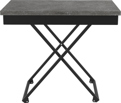 Стол-трансформер Мебелик Андрэ Loft (тераццо/черный)