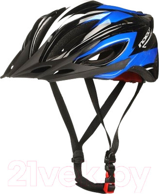 Защитный шлем Indigo Sport IN331 (р-р 55-61, черный/синий)