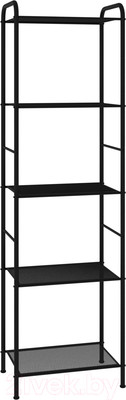 Стеллаж ЗМИ Валенсия 15 / СТВ 15 (черный)