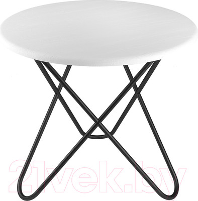 Журнальный столик Мебелик BeautyStyle 20 (белый/черный)