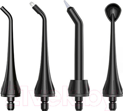 Набор насадок для ирригатора Fairywill 206 / 000027 (4шт, черный)