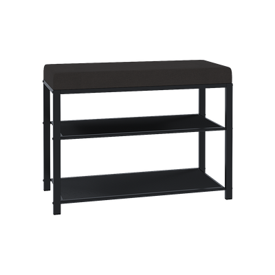 Банкетка ЗМИ Торонто 23S / БТ 23С (черный/серый)