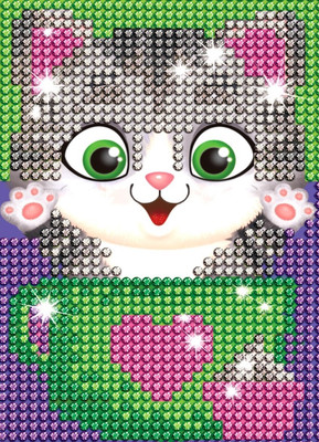 Набор алмазной вышивки Школа талантов Котик / 3572058