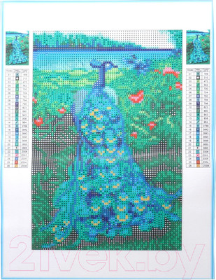 Набор алмазной вышивки Школа талантов Павлин / 7476790