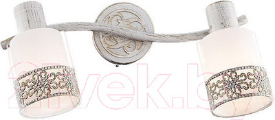 Спот Евросвет Silvia 20025/2 (белый/золото)
