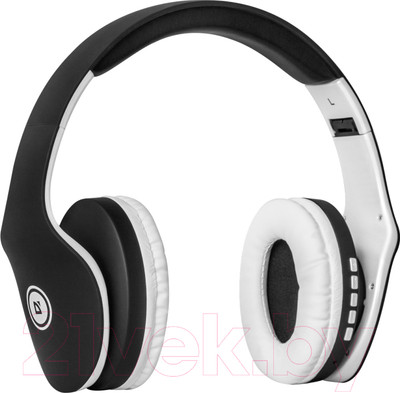 Беспроводные наушники Defender FreeMotion B525 / 63525 (черный/белый)
