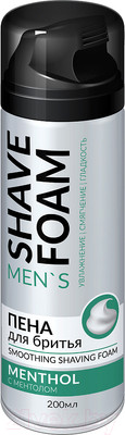 Пена для бритья Аэро-Про Menthol с ментолом (200мл)
