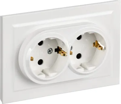 Розетка IEK Brite BR-R24-16-K01-F-PRO (белый)