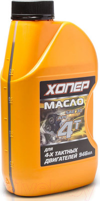 Моторное масло Хопер Для 4-х тактных двигателей HD SAE 30 API SG/CD (946мл)