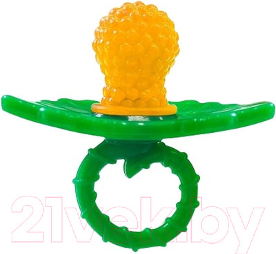 Прорезыватель для зубов Крошка Я Ягодка-пустышка / 5017608 (желтый)