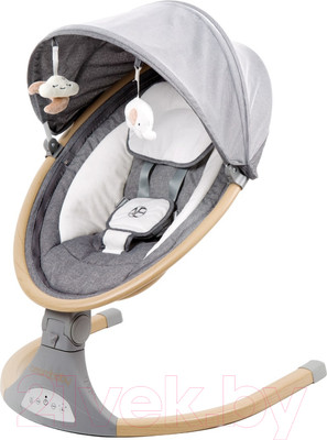 Детский шезлонг Amarobaby Ergo Swing / AB22-22ERGO/11 (серый)