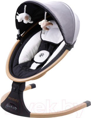 Детский шезлонг Amarobaby Ergo Swing / AB22-22ERGO/09 (черный)