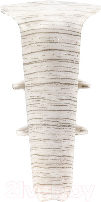 Уголок для плинтуса Ideal Деконика 253 Ясень серый (5.5см, 2шт, внутренний, флоупак)