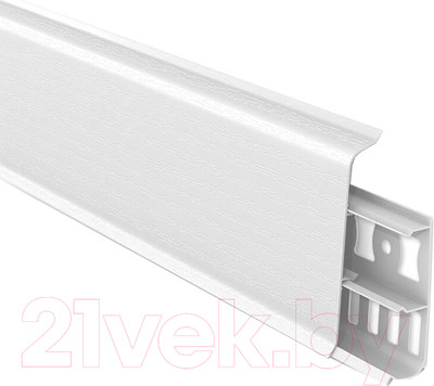 Плинтус Ideal Деконика 001 55мм (2.2м, белый)