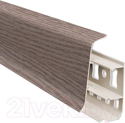 Плинтус Ideal Деконика 215 55мм (2.2м, дуб снежный)