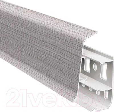 Плинтус Ideal Деконика 253 55мм (2.2м, ясень серый)