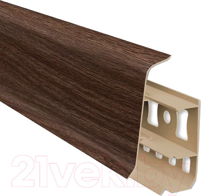 Плинтус Ideal Деконика 291 55мм (2.2м, орех)