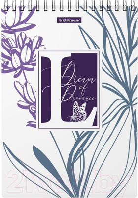 Блокнот Erich Krause Lavender / 58332 (80л)