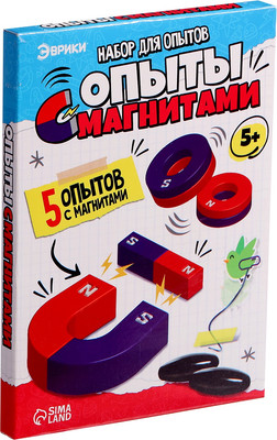 Научная игра Эврики Опыты с магнитами / 4320159