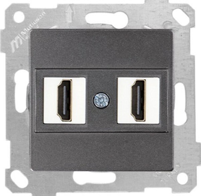 Розетка Mutlusan Rita 2200-458-0195 (дымчатый)