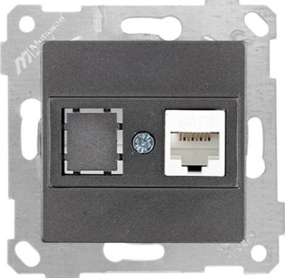 Розетка Mutlusan Rita 2200-140-0195 (дымчатый)