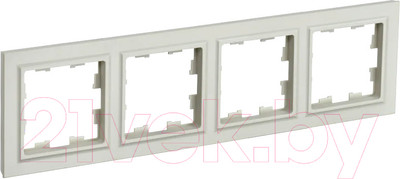 Рамка для выключателей и розеток IEK Brite BR-M42-K10 (бежевый)