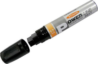 Маркер перманентный Line Plus PER-2617 (черный)