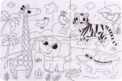 Коврик-пазл Крошка Я Африка / 5302626