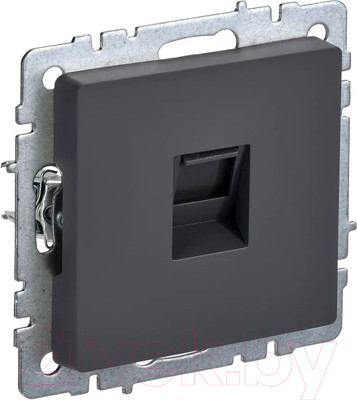 Розетка IEK Brite BR-K10-1-K53 (графит)