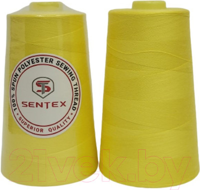 Набор швейных ниток Sentex 100% полиэстер 50/2 5000 ярдов 1016 (2шт)
