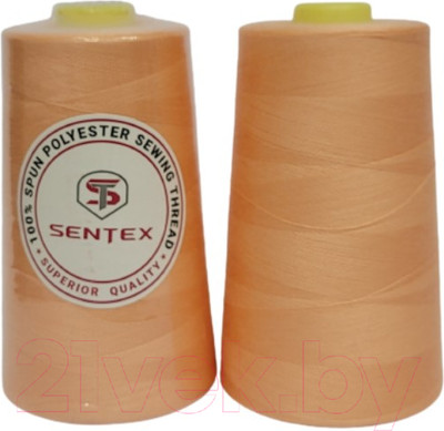 Набор швейных ниток Sentex 100% полиэстер 50/2 5000 ярдов 1037 (2шт)