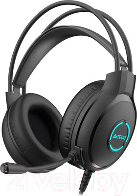 Наушники-гарнитура A4Tech Fstyler FH300U (черный)