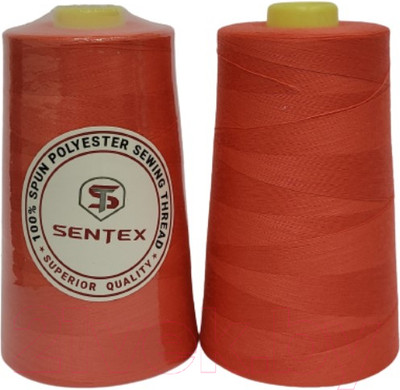 Набор швейных ниток Sentex 100% полиэстер 50/2 5000 ярдов 1044 (2шт)