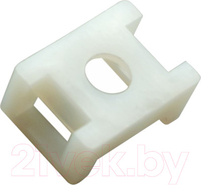 Площадка для стяжки Rexant ПС-2 22x16мм / 07-2102 (100шт, белый)