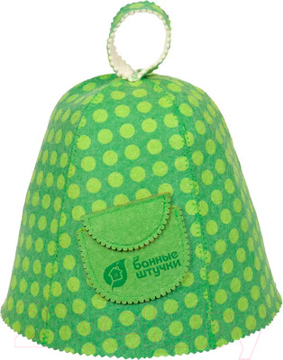 Шапка для бани Банные Штучки Горошек / 41177