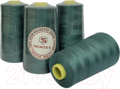 Набор швейных ниток Sentex 100% полиэстер 50/2 5000 ярдов 1119 (4шт)