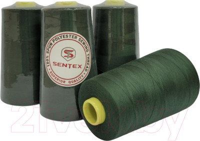 Набор швейных ниток Sentex 100% полиэстер 50/2 5000 ярдов 1124 (4шт)